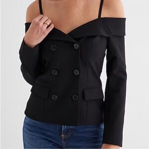 NWT Express Chic Off-Shoulder Blazer